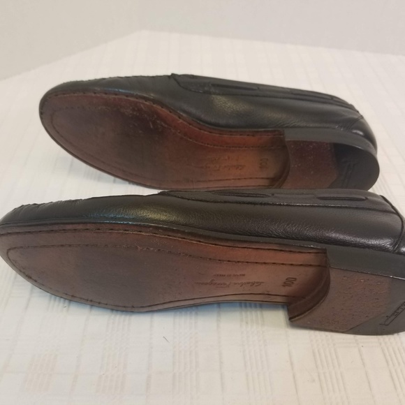 EUC. Salvatore Ferragamo Black Tassel Slip On 10 D - Picture 8 of 8